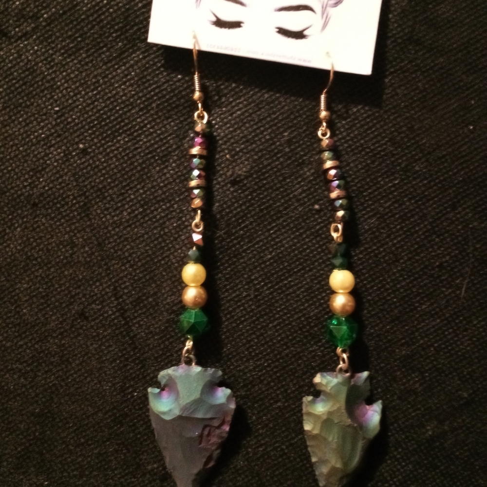 Arrowhead earrings